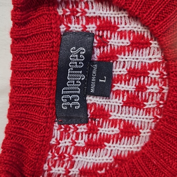 Mens Llama Ugly Christmas Sweater 33 Degrees Size L - Picture 4 of 7